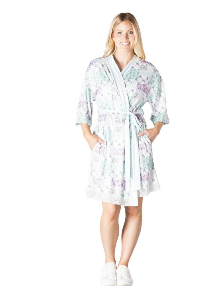 Lounge Robe - Trellis Patchwork by Simply Southern
