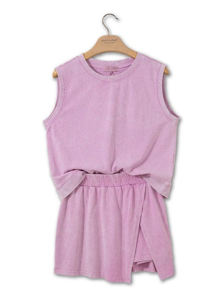 Vintage Washed Athletic Set - Pink by Simply Southern