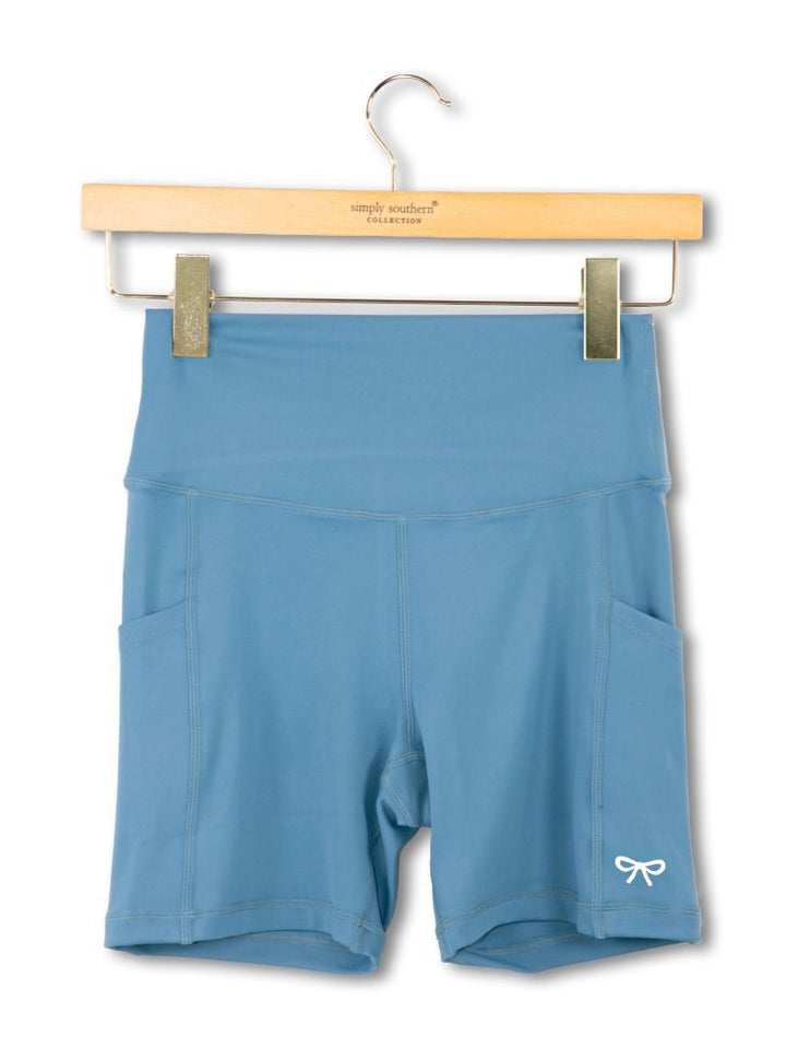 Bike Shorts - Blue by Simply Southern