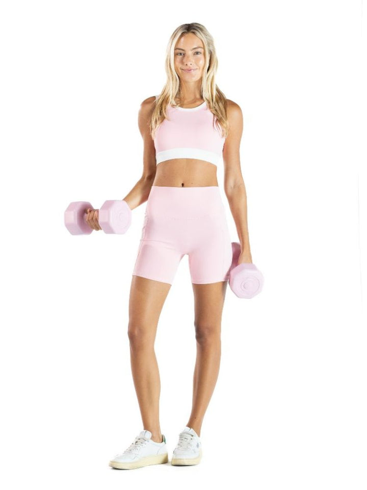 Bike Shorts - Pink by Simply Southern