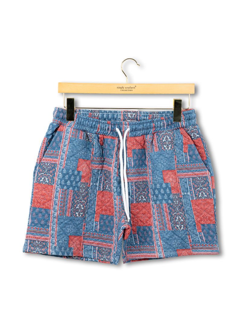 Americana Quilted Shorts by Simply Southern