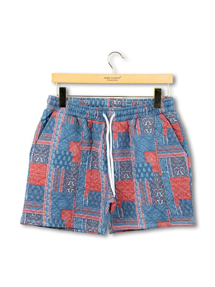 Americana Quilted Shorts by Simply Southern