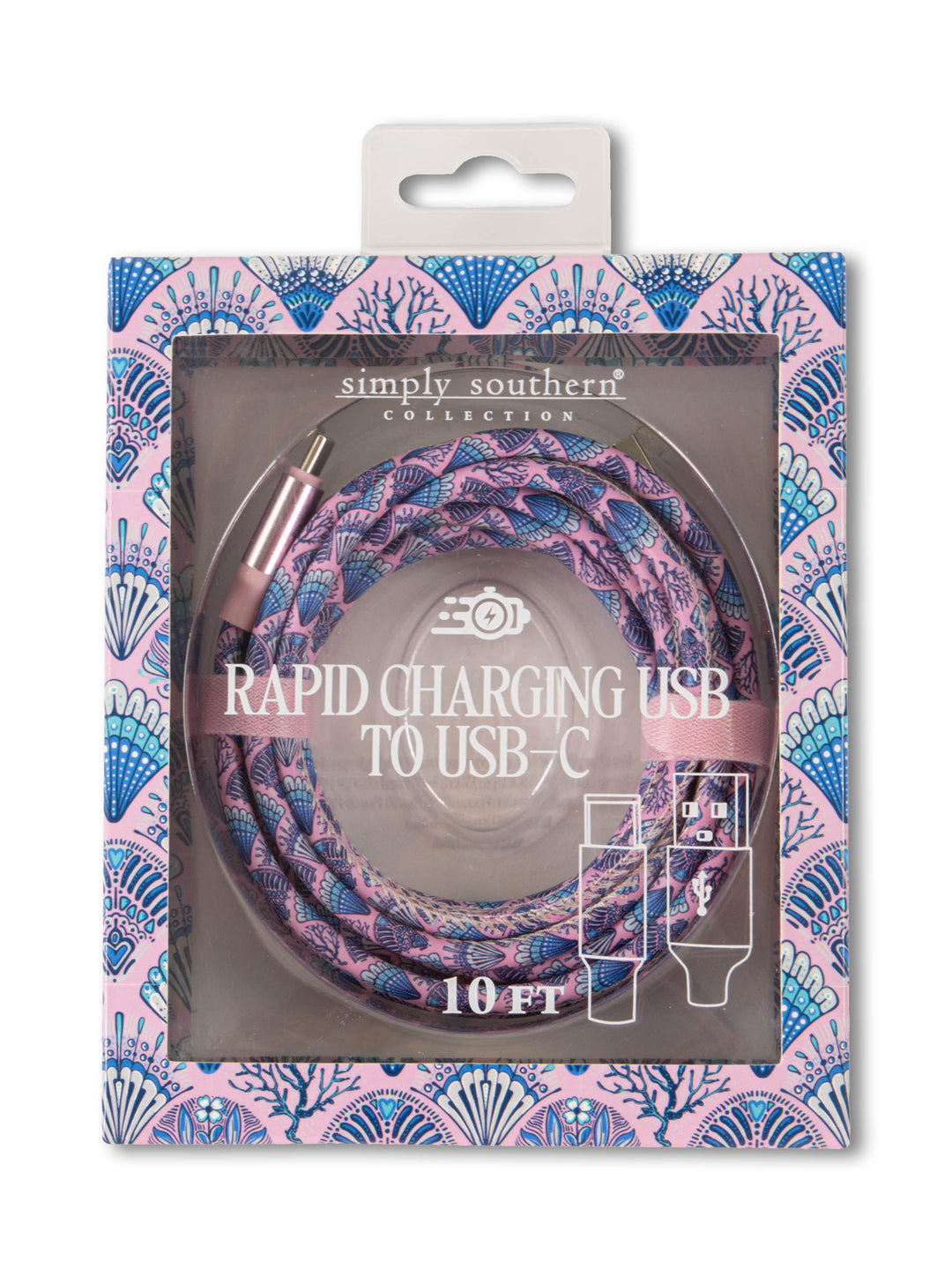 USB to USB-C Charging Cable by Simply Southern