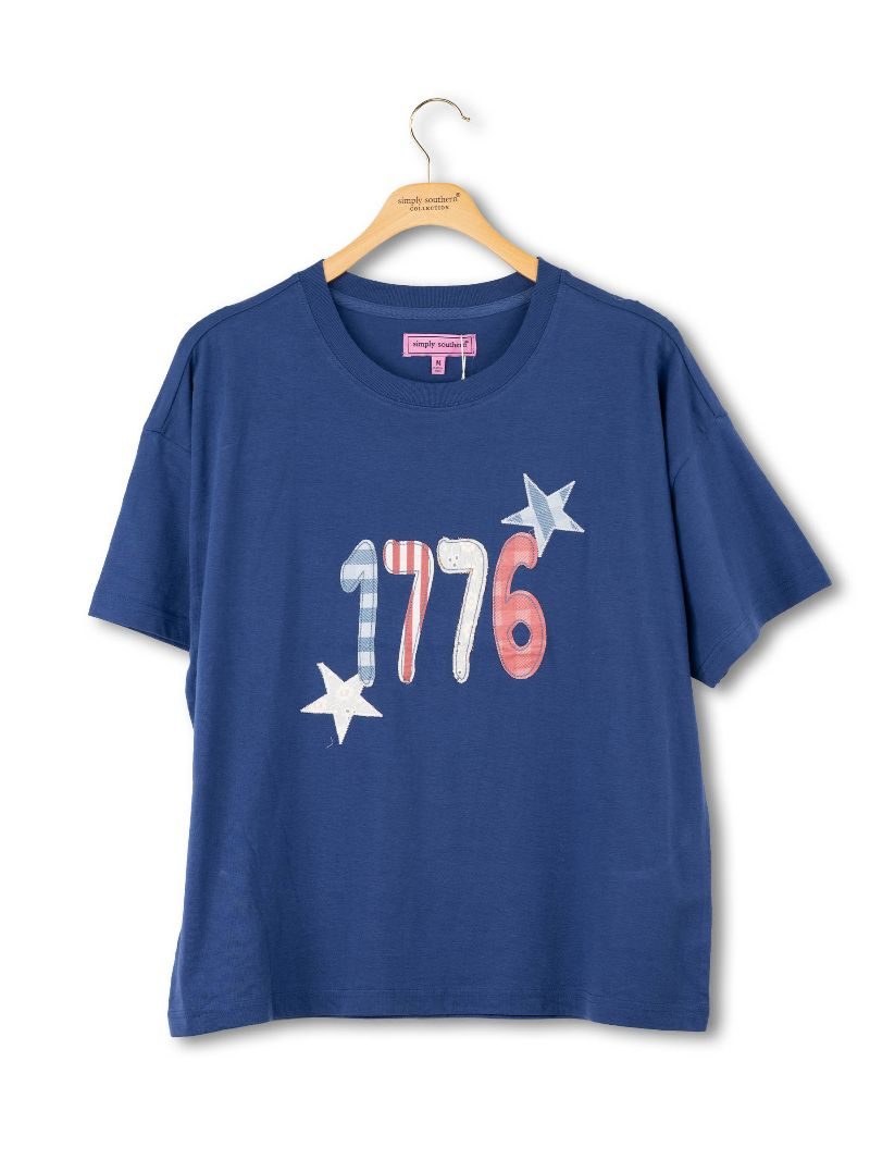 Applique USA Tee - 1776 by Simply Southern