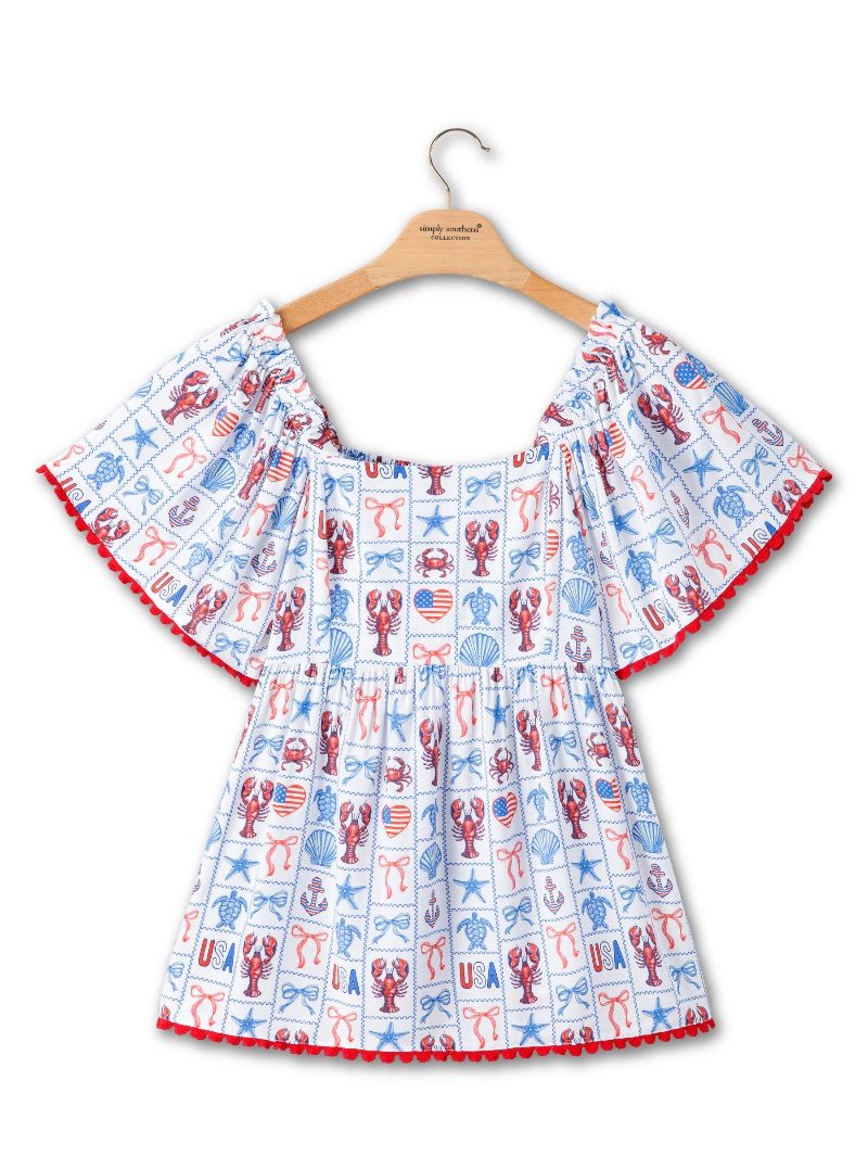 American Girl Top by Simply Southern