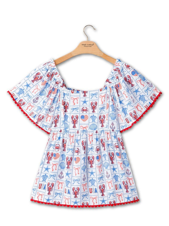 American Girl Top by Simply Southern