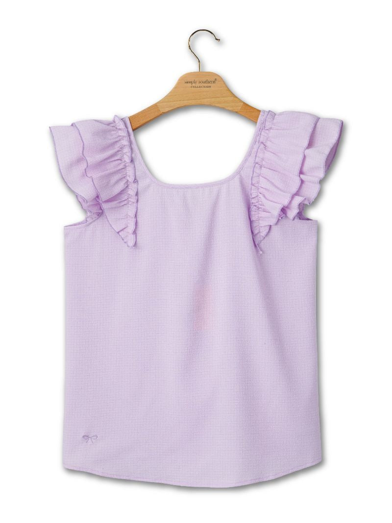 Coquette Top - Lilac by Simply Southern
