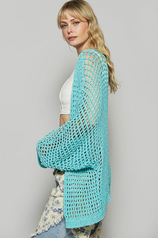 Beach Cardigan by POL - Aqua