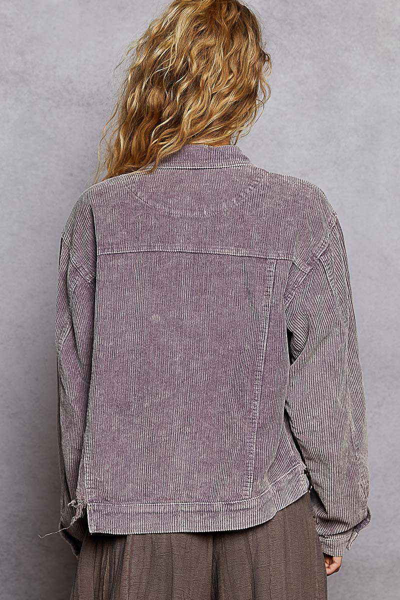Main Stage Corduroy Jacket - Lavender by POL
