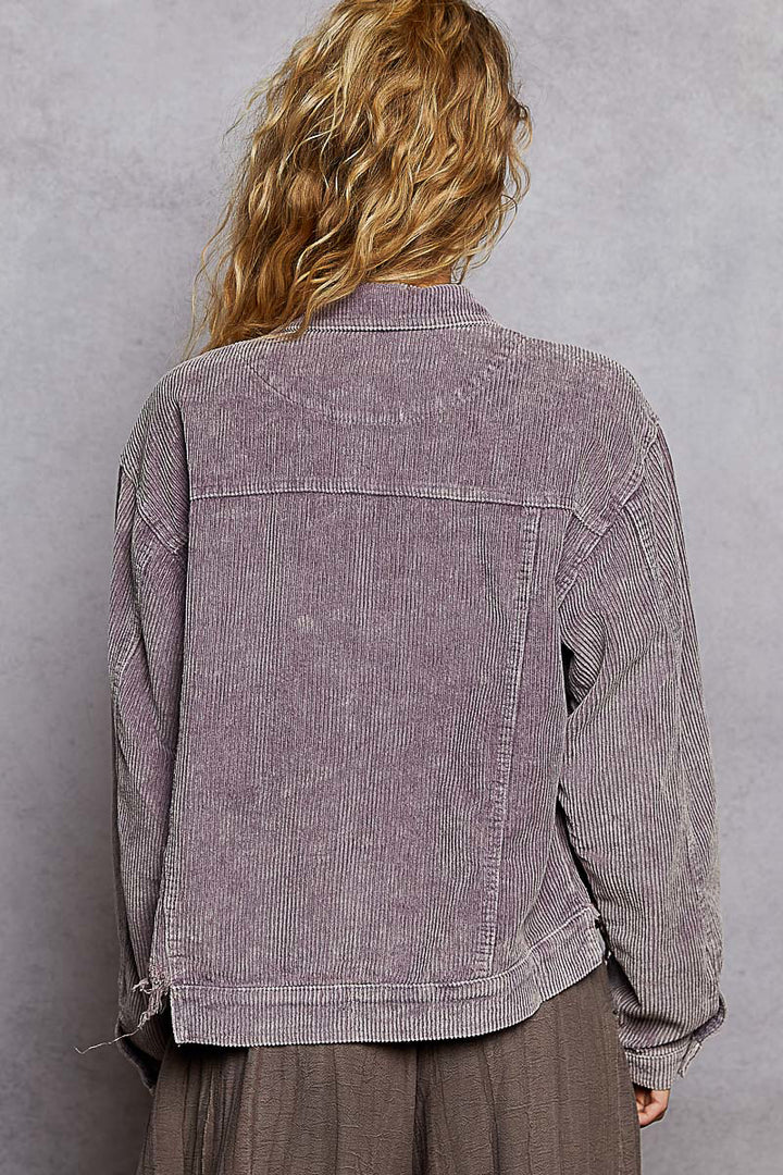 Main Stage Corduroy Jacket - Lavender by POL