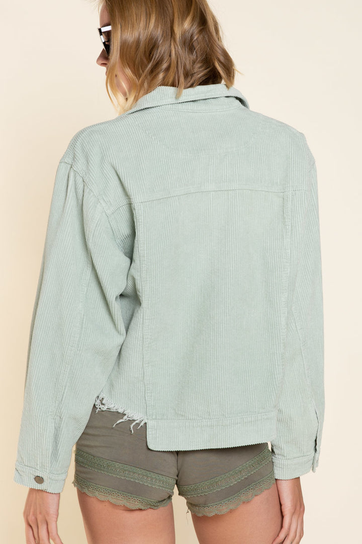 Main Stage Corduroy Jacket - Pale Sage by POL