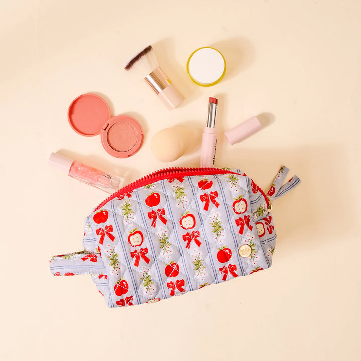Essentials Quilted Cosmetic Bag - Oh So Orchard by the Darling Effect