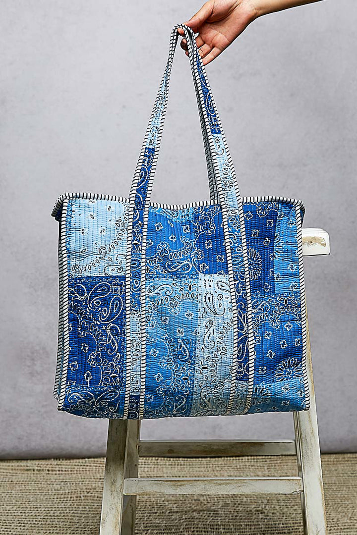 JAN ARRAY: Quilted Tote by POL - Choice of Print (Ships in April)