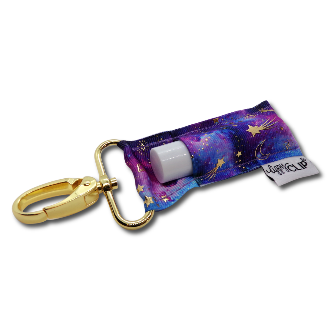 Celestial on Purple LippyClip® Lip Balm Holder (PREORDER: Ships in 2-3 Weeks)