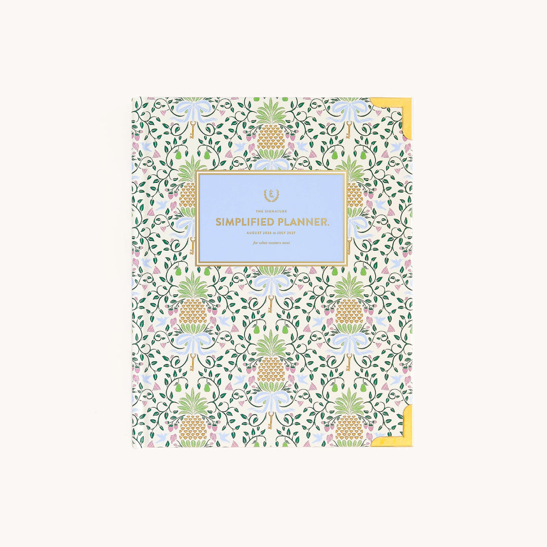 Pineapple Charm 2026-2027 Bookbound Weekly Simplified Planner by Emily Ley