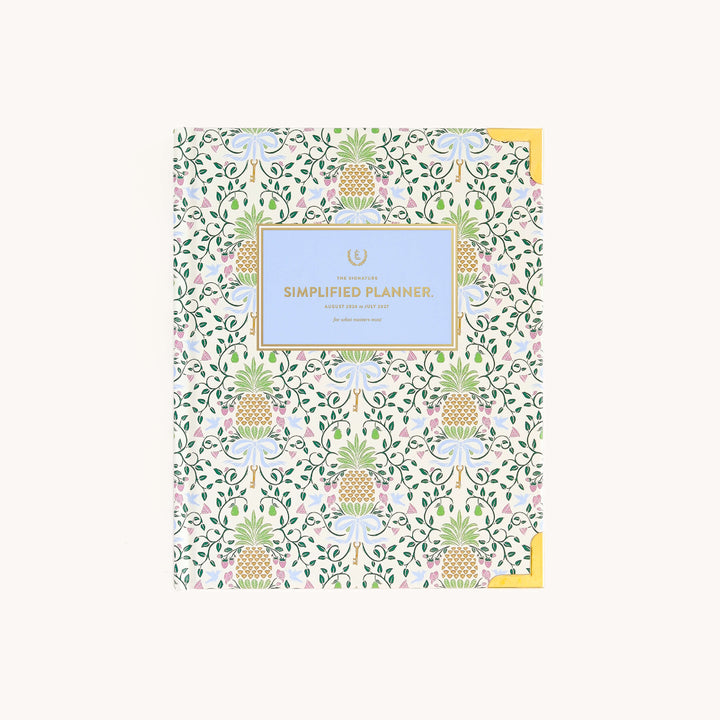 Pineapple Charm 2026-2027 Bookbound Weekly Simplified Planner by Emily Ley