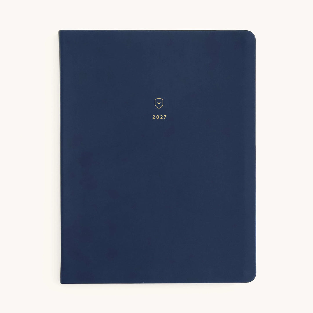 Navy 2027 Bookbound Weekly Dapperdesk Planner by Emily Ley