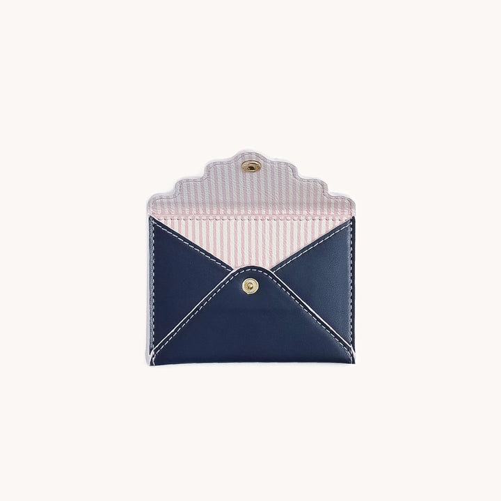 Navy Leatherette Mini Wallet by Emily Ley
