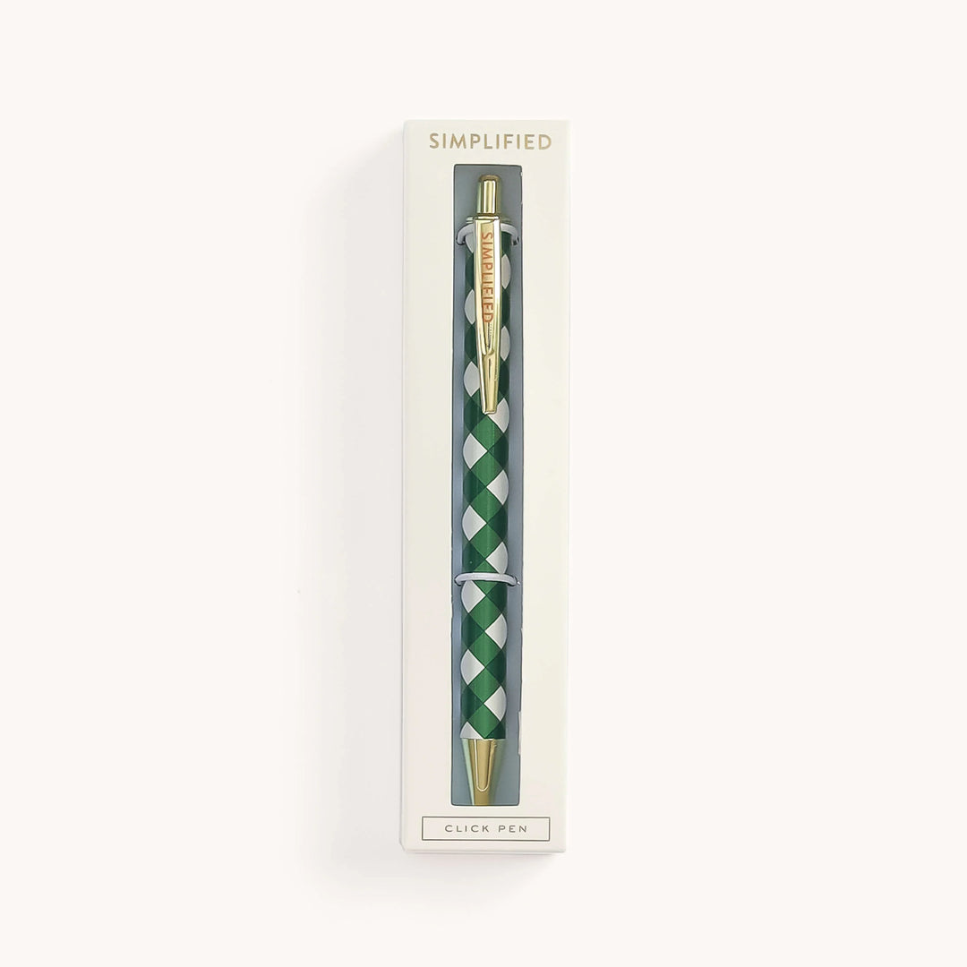 Camp Gingham Click Pen by Emily Ley