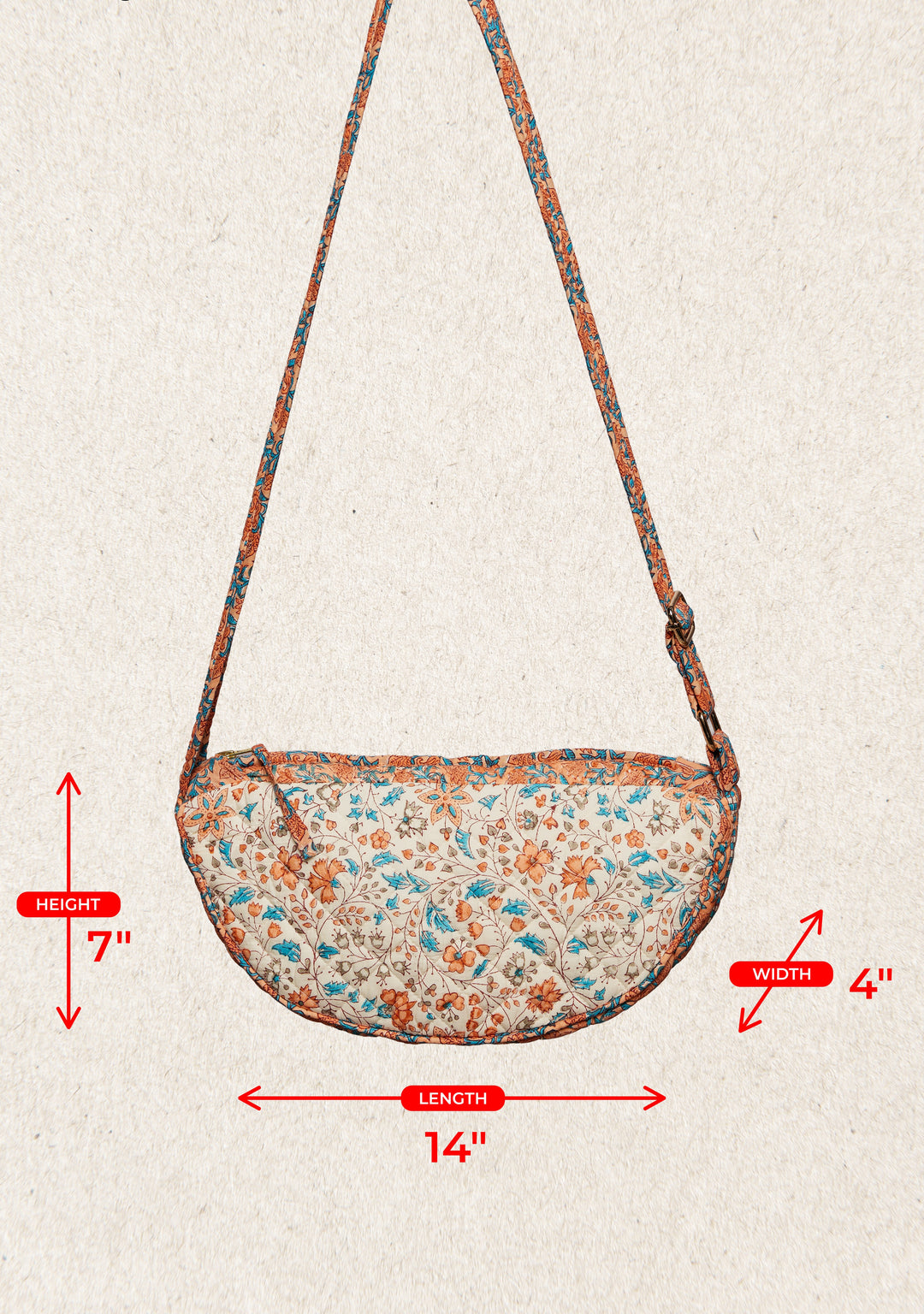Floral Quilted Crossbody by POL