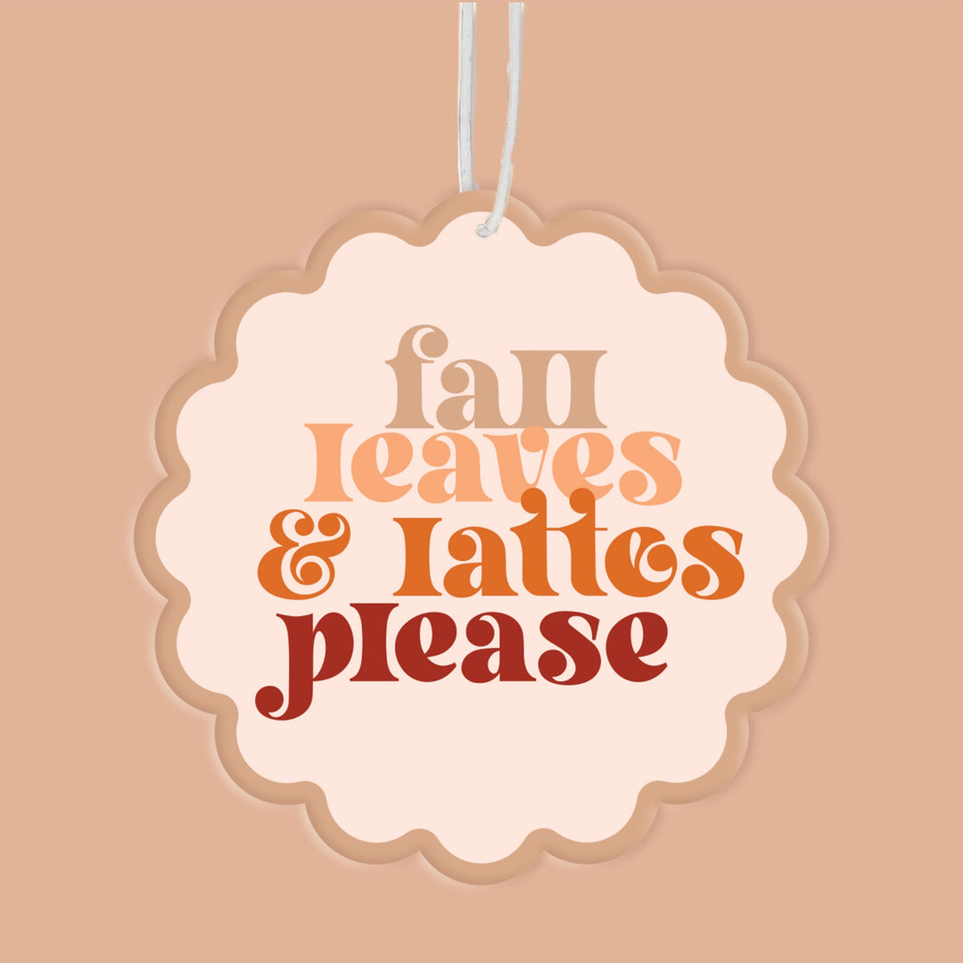 Sweet Ride Car Air Fresheners - Fall Leaves & Lattes Please by the Darling Effect