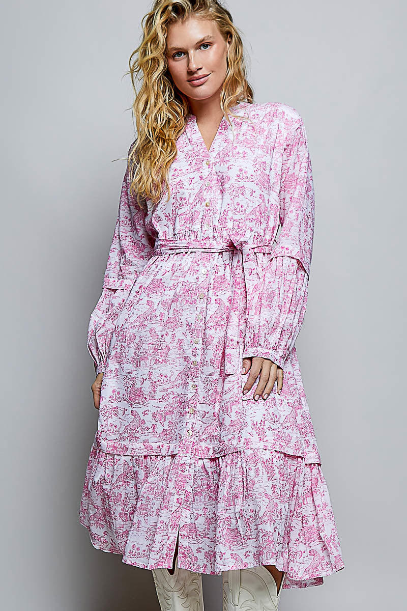 Vintage Flowy Mini Dress