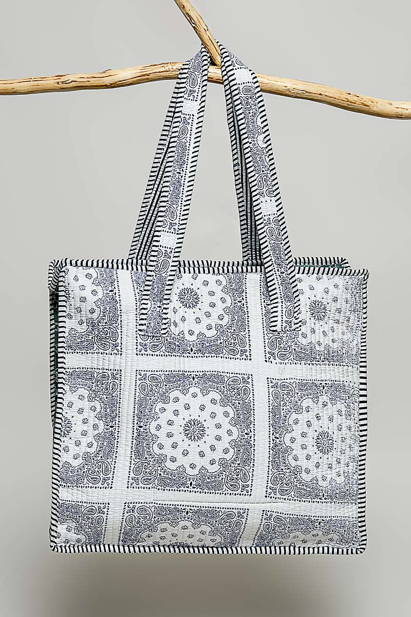 'Love' Quilted Tote Bag by POL