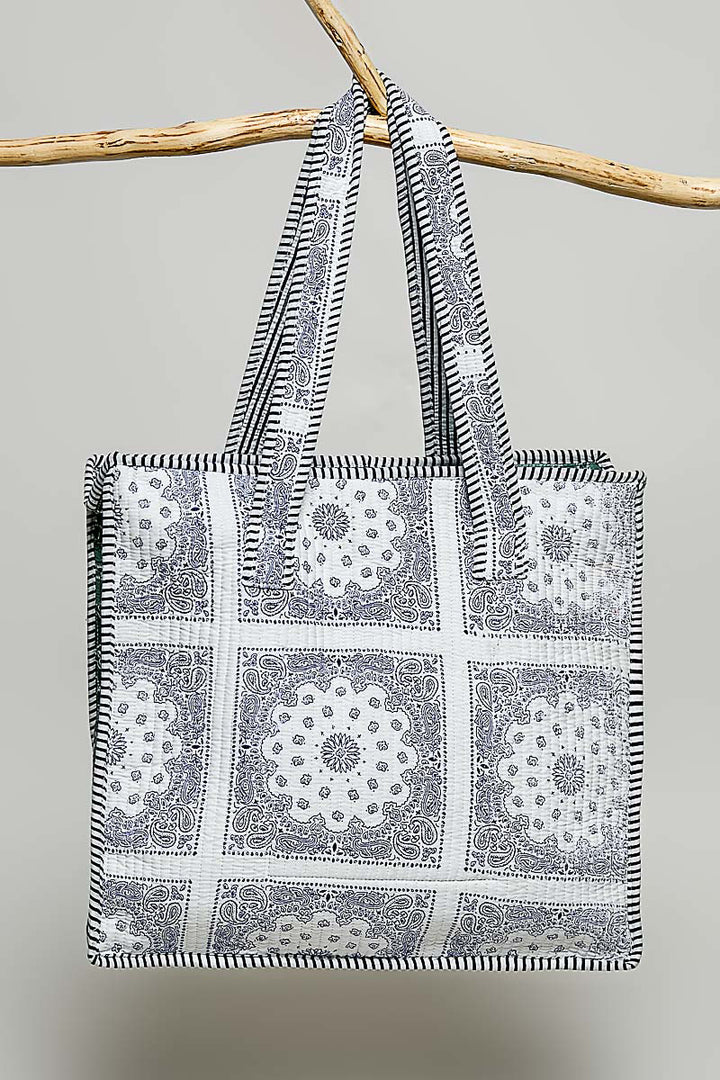 'Love' Quilted Tote Bag by POL