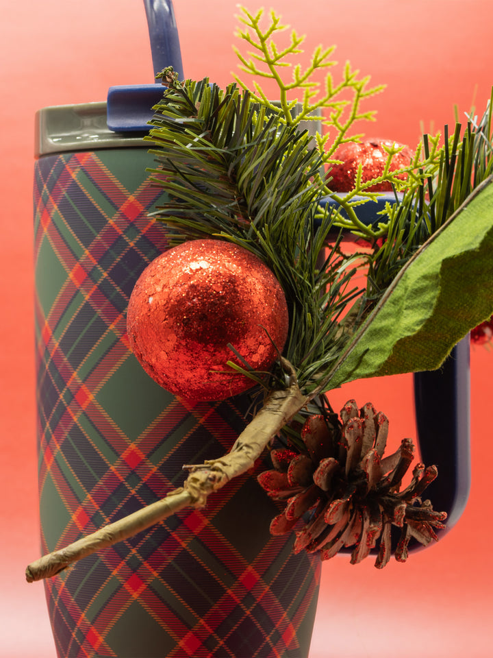 Plaid 40 oz Holiday Tumbler by Simply Southern