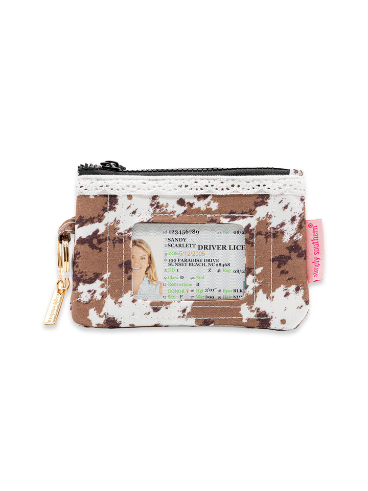 Lace ID Wallet - Cow Fur by Simply Southern