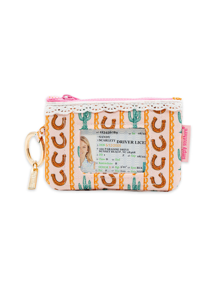 Lace ID Wallet - Horseshoes by Simply Southern