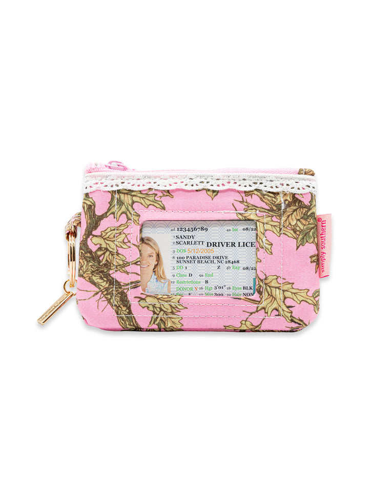 Lace ID Wallet - Pink Camo by Simply Southern