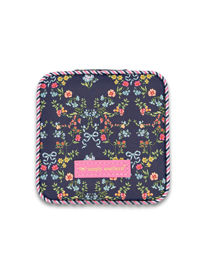 Quilted Jewelry Case - Ribbon & Floral by Simply Southern