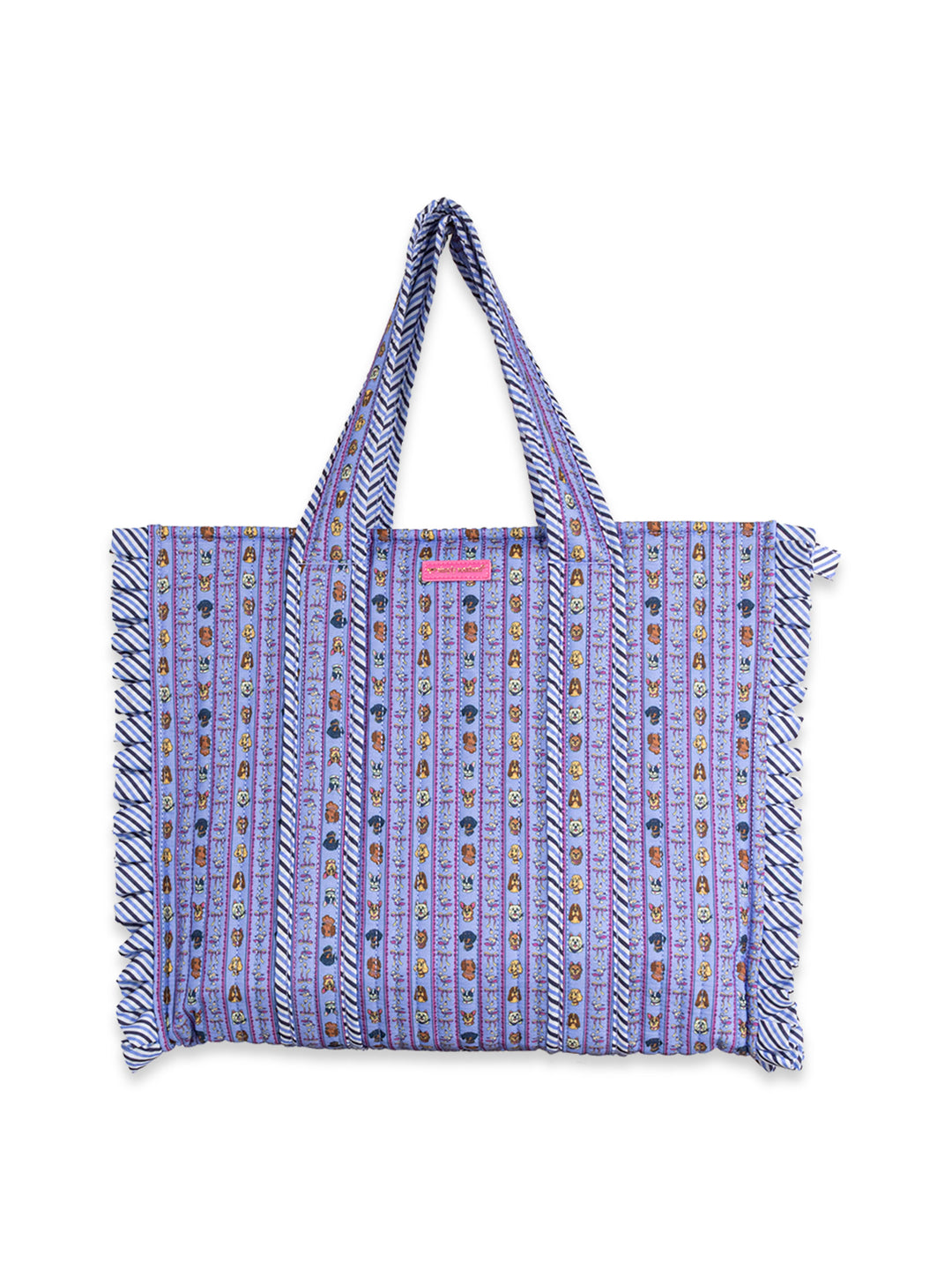 Quilted Tote - Dogs & Bows by Simply Southern