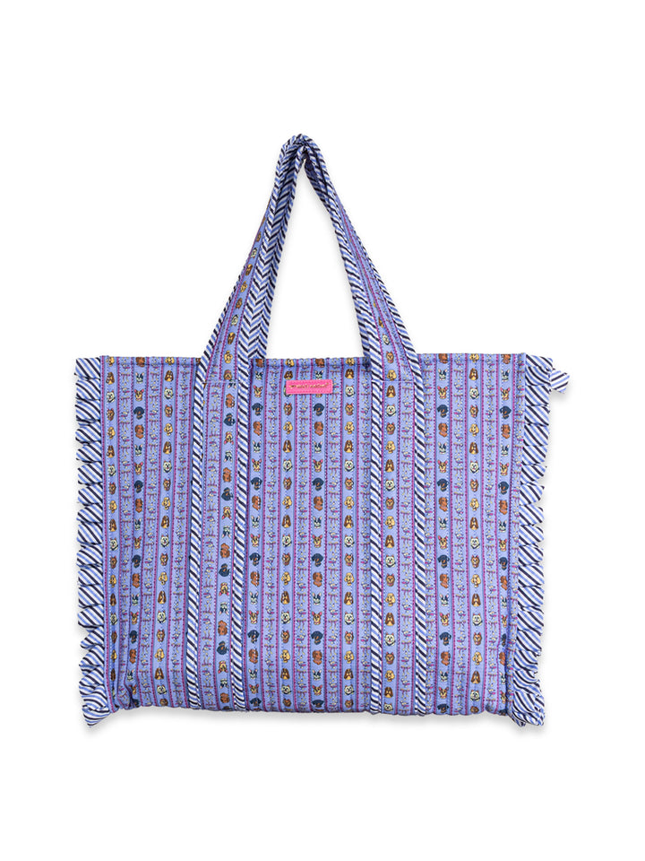 Quilted Tote - Dogs & Bows by Simply Southern