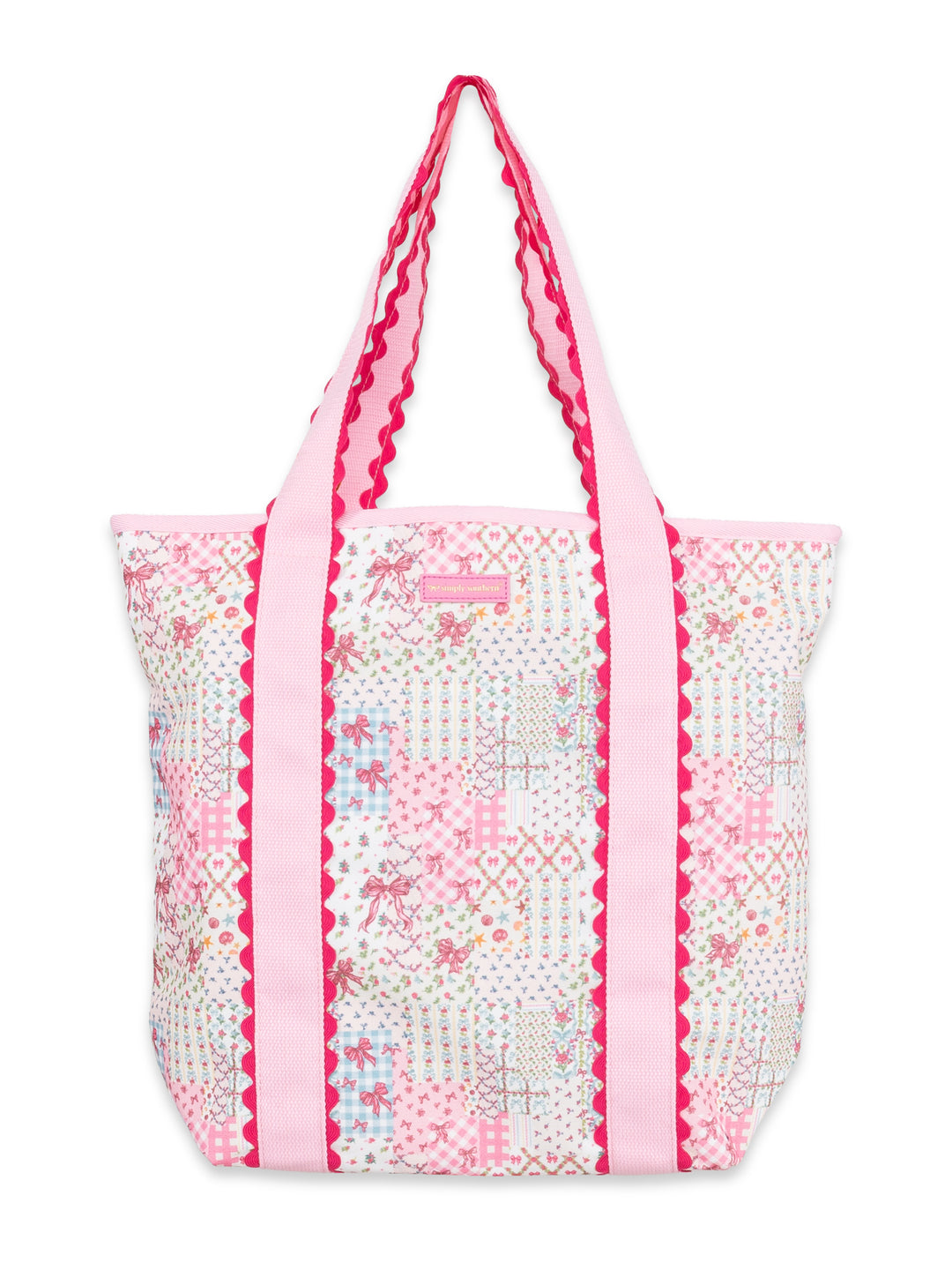 Cute Scalloped Tote - Ribbon Quilt by Simply Southern