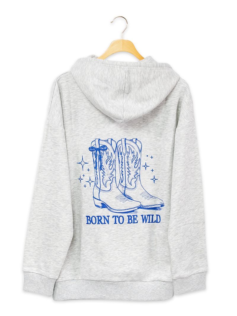 JUNE MARKET: Alice Hoodie - Light Grey by Simply Southern (Ships Late July)
