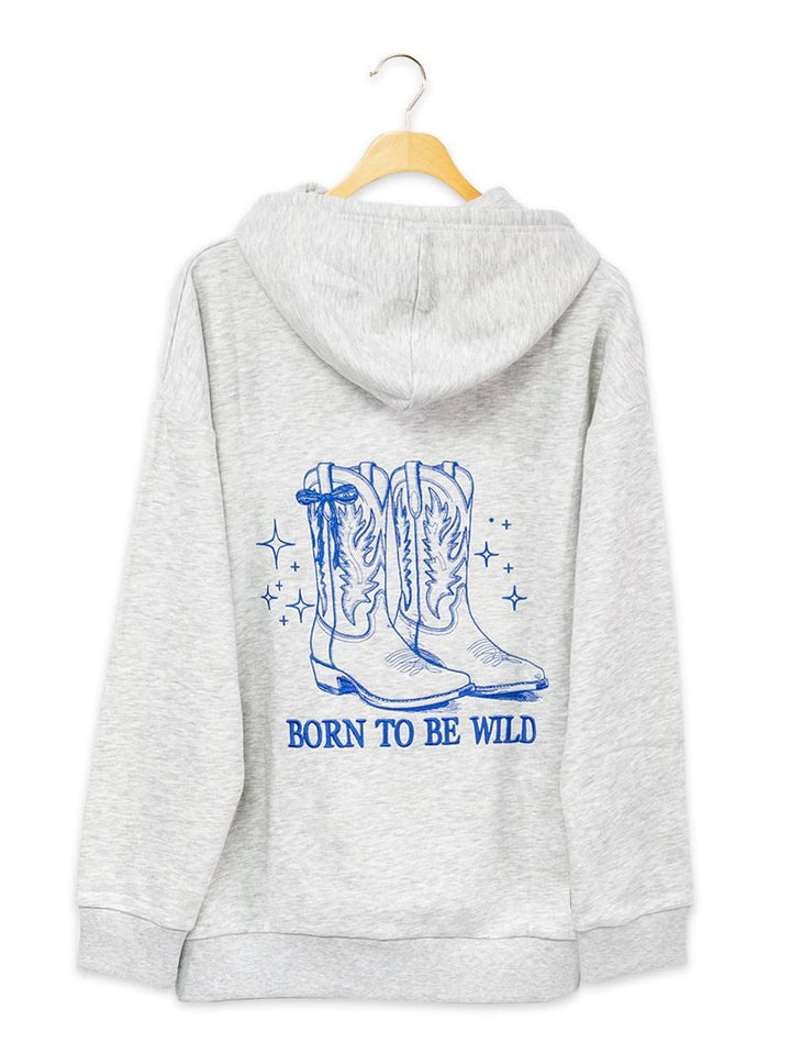 JUNE MARKET: Alice Hoodie - Light Grey by Simply Southern (Ships Late July)