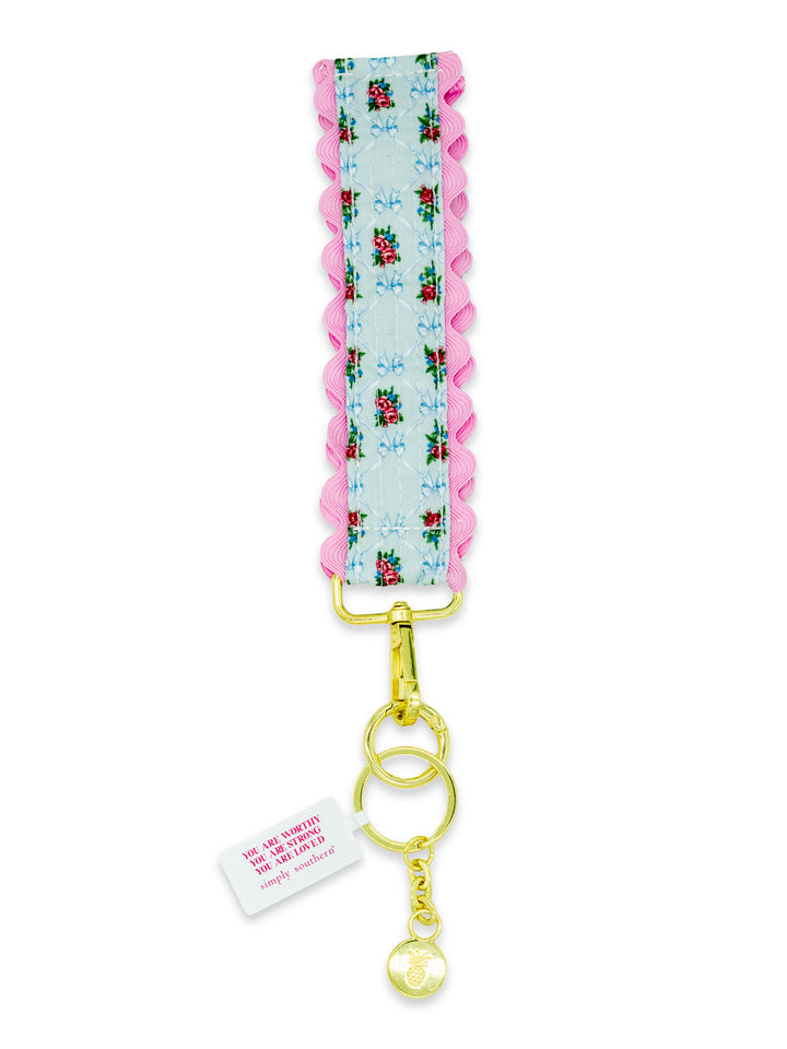 Lace Keyfob - Bows & Roses by Simply Southern