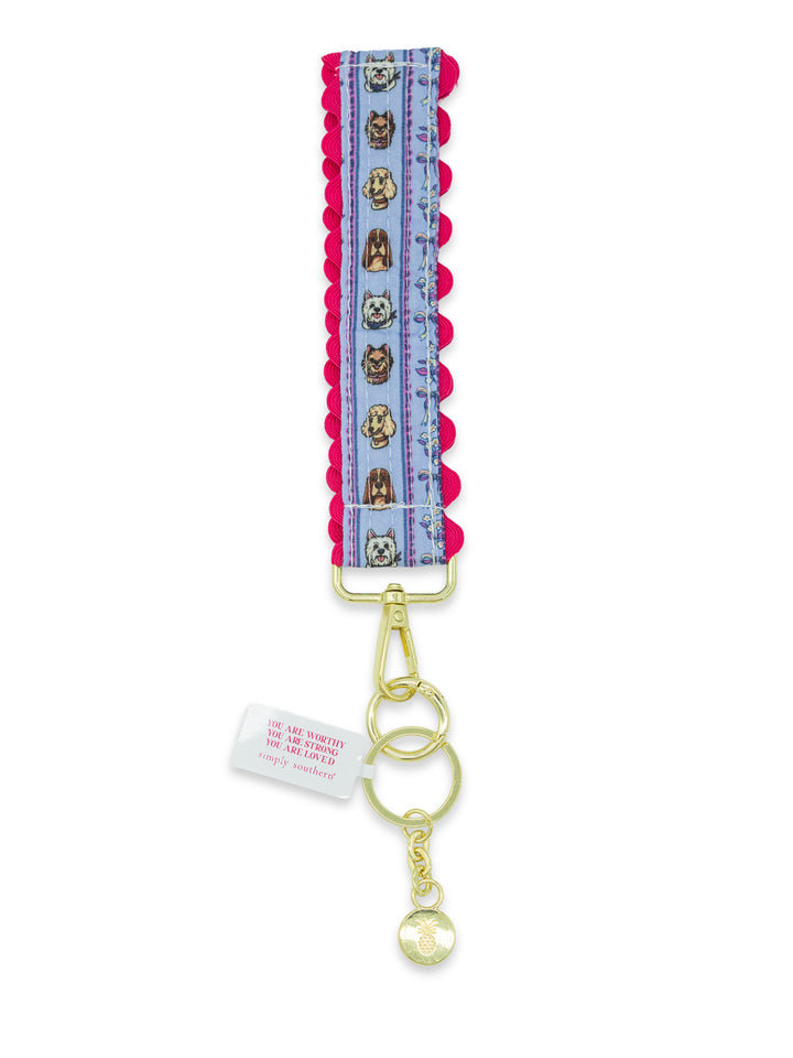 Lace Keyfob - Dogs & Bows by Simply Southern