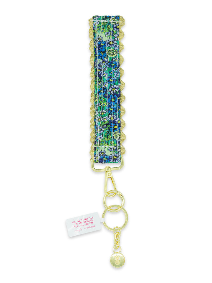 Lace Keyfob - Green Floral by Simply Southern
