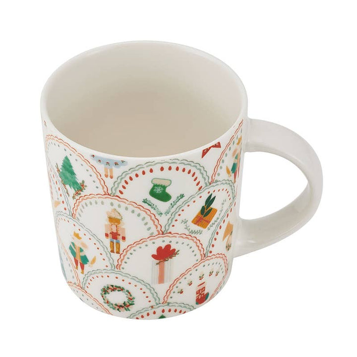 Scalloped Holiday 18oz Mug