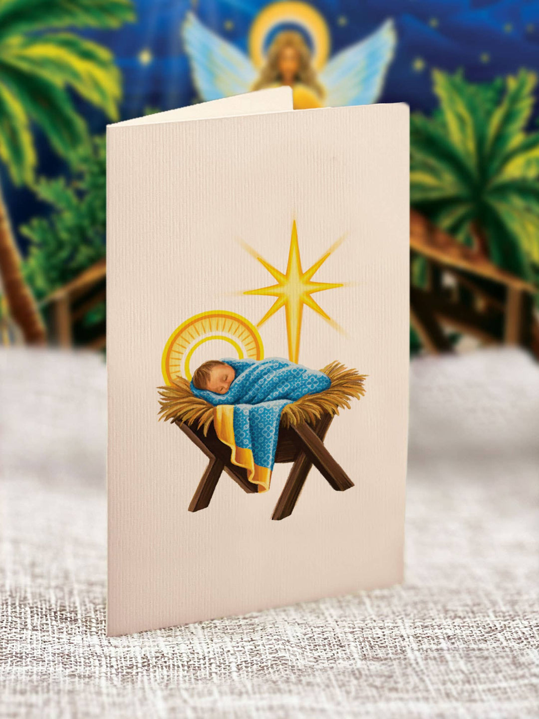 Mini Nativity Mini Pop-Up Greeting Card