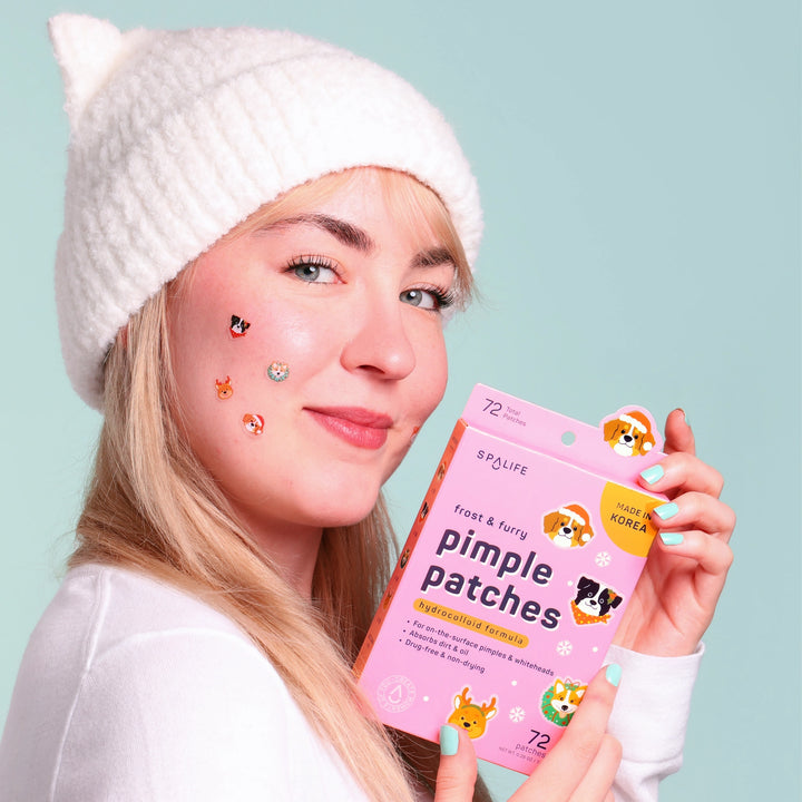Hydrocolloid Pimple Patches - Holiday Frosty & Furry
