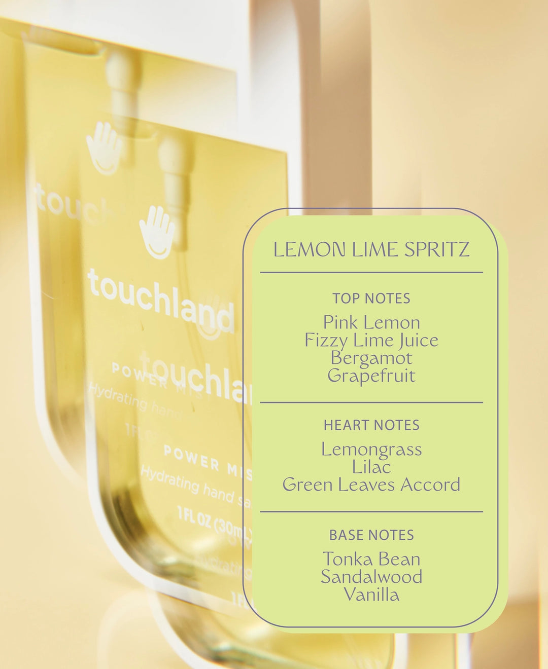Touchland Power Mist Hand Sanitizer - Lemon Lime Spritz