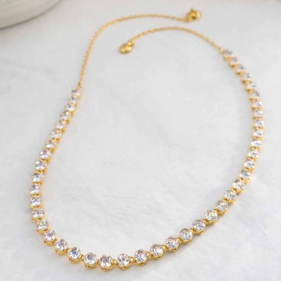 Luxe Frosted in Diamonds Choker Necklace by Pretty Simple