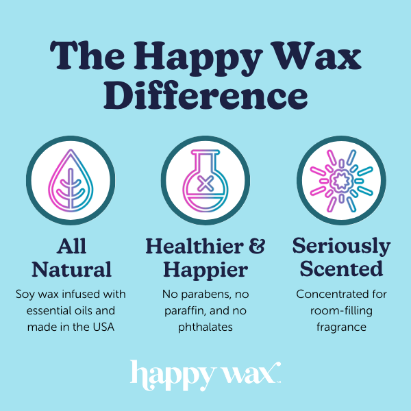 Happy Wax Soy Melts 4 Oz Bag - Ocean Air