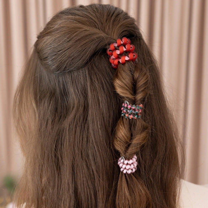 Teleties Hair Tie - Large Band Pack of 3 - Tied in Tartan
