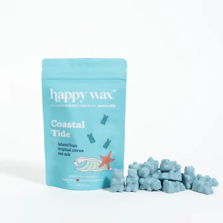 Happy Wax Soy Melts 2 Oz Bag - Coastal Tide