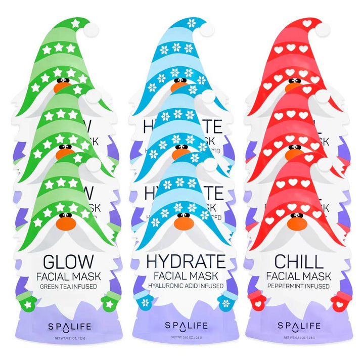 Christmas Gnomes Facial Mask